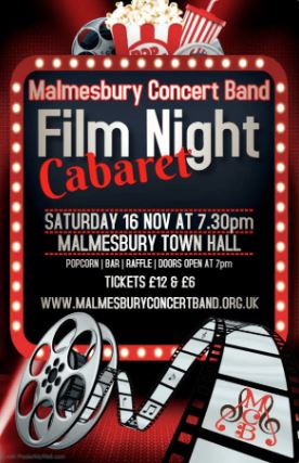 Malmesbury Concert Band presents Film Night Cabaret